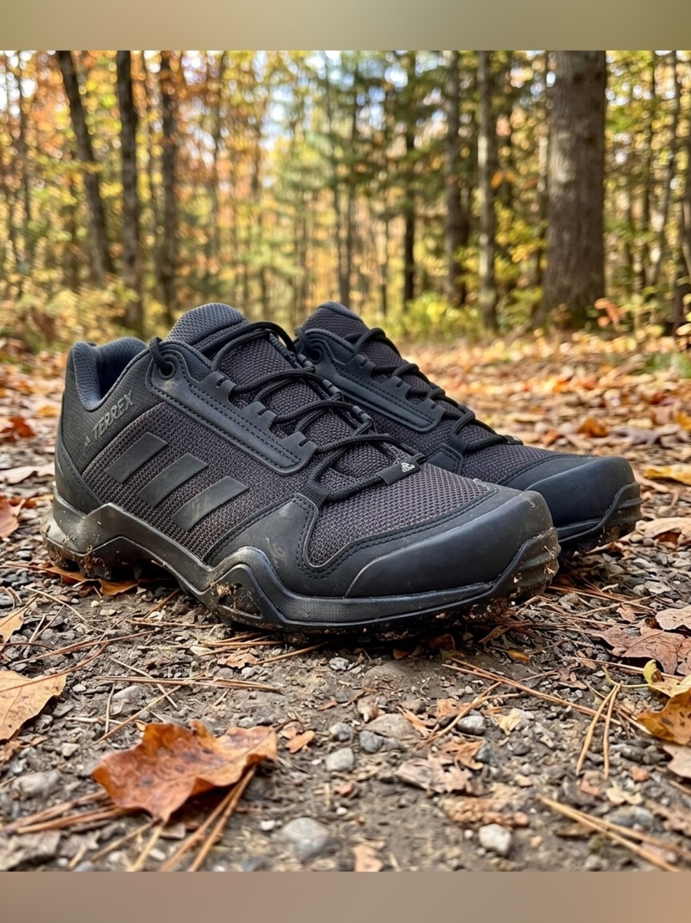 Adidas AX3 Terrex Triple Hiking Trail Running Shoes Black NWT Size 8 Men 9 Women - Picture 1 of 13